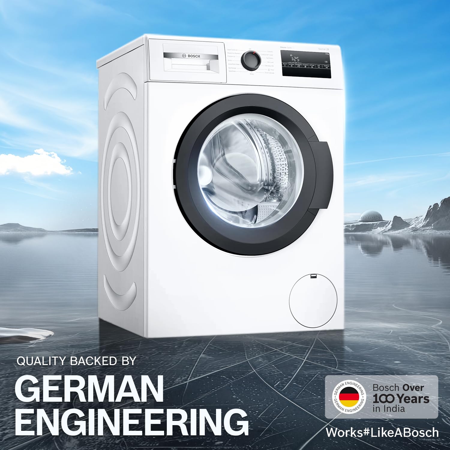 Bosch 8 kg 5 Star Front Load Fully-Automatic Washing Machine